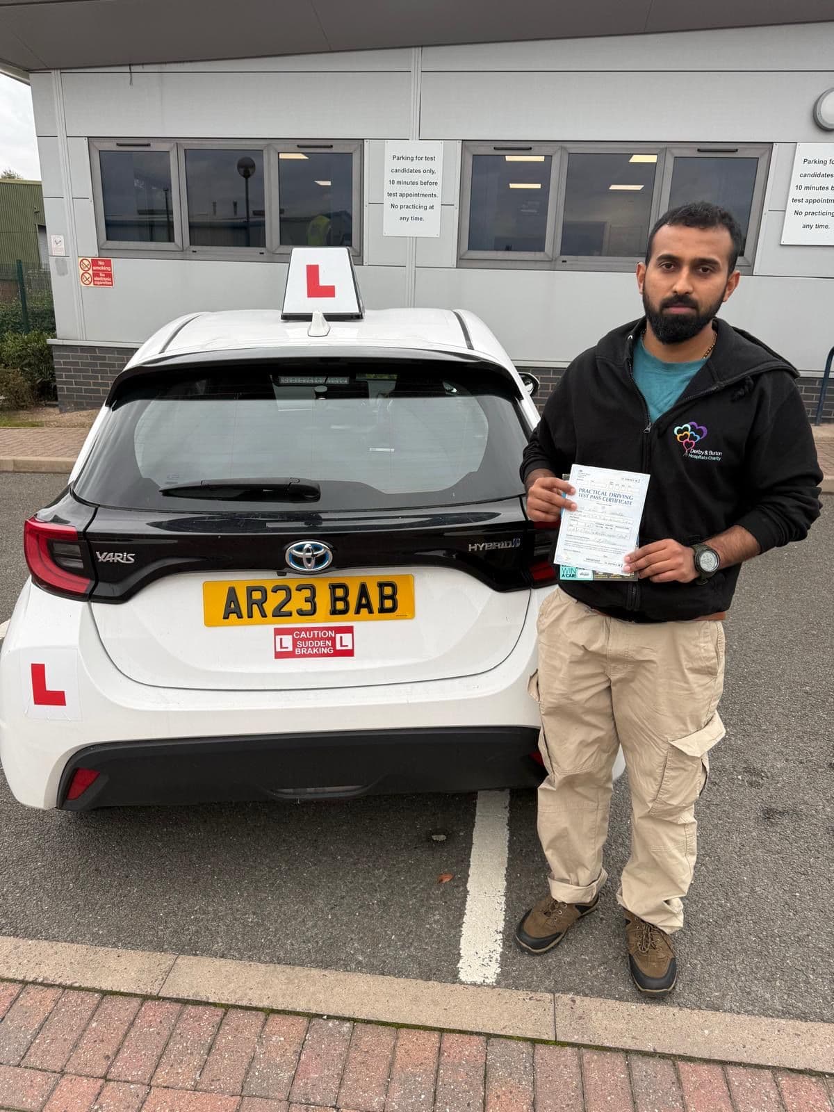 Aisha M. passed their driving test in Bradford